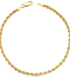 Pulsera oro cordón salomónico