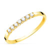 Anillo oro con 7 diamantes