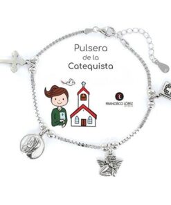 Pulsera plata de la Catequista