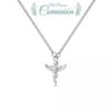 Colgante plata Comunión Angelito