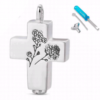 Colgante porta cenizas Cruz