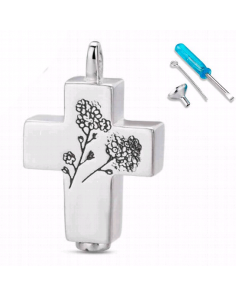 Colgante porta cenizas Cruz