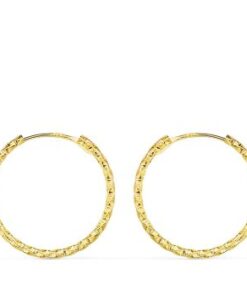 Pendientes oro mujer aro girado 18k.