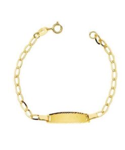 Esclava bebé unisex oro 18 kilates