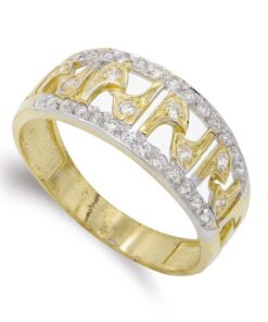 Anillo mujer bicolor oro 18 kilates